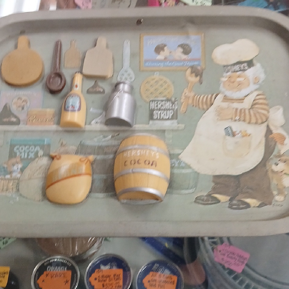 Hershey Mesuring Spoon Magnets With Display Tray